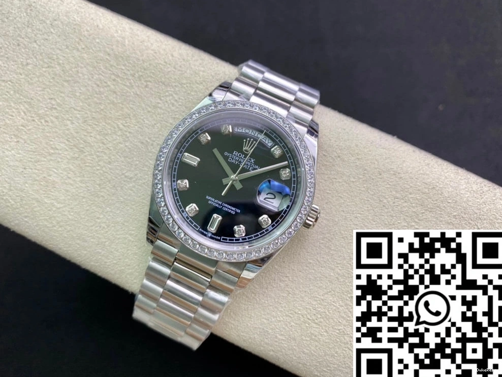 Rolex EW 118346 36MM Date Bezel Day Factory Diamond-set 0115